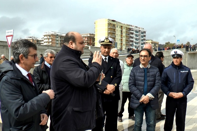 Catanzaro: aperto nuovo tratto di lungomare zona porto
