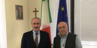 Il Presidente dell'accademia Giuseppe Soriero e il Direttore Vittorio Politano