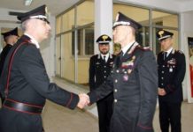 Visita del C.te della Legione CC Calabria al Comando Provinciale Carabinieri Crotone