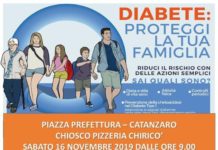 Diabete Test gratuiti Piazza Prefettura Catanzaro 16 novembre-min
