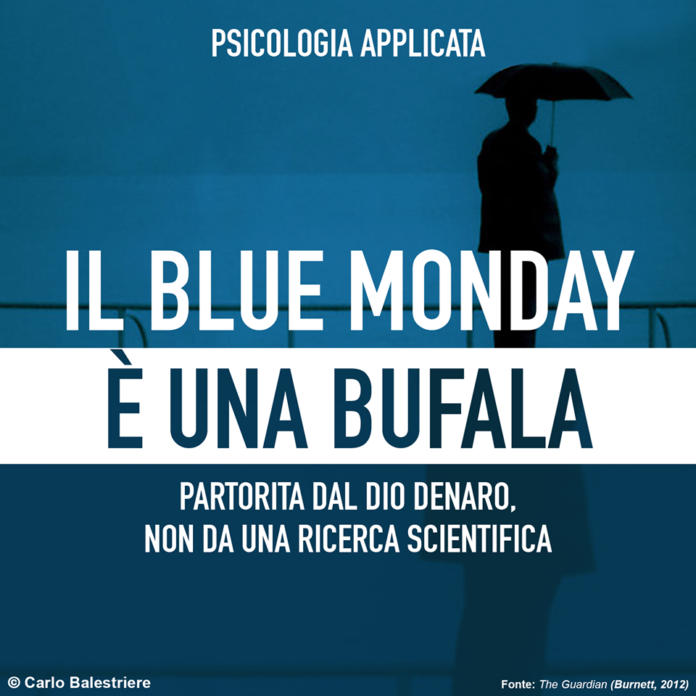 Blue Monday Bufala (Fonte Psicologia applicata)