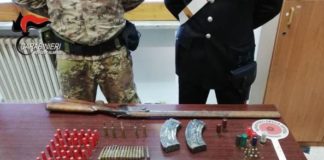 carabinieri Reggio Calabria, Taurianova possesso armi da guerra
