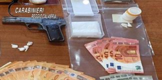 Deteneva armi e droga un arresto a Reggio Calabria
