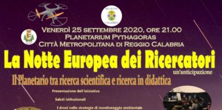 Reggio Calabria notte ricercatori 2020