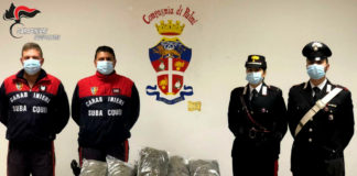 stupefacenti in barca, arresto Carabinieri Reggio Calabria