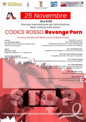 convegno violenza donne, Codice Rosso Revenge Porn