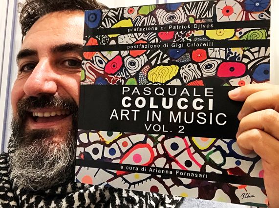 Pasquale Colucci Art in Music Vol 2, libro, copertina libro