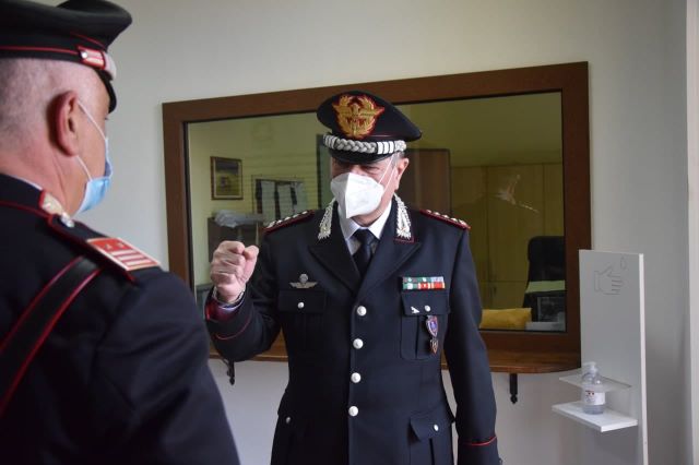 Generale Cavallo in visita al gruppo Carabinieri Gioia Tauro