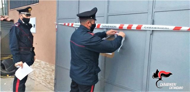 Gizzeria, autofficine abusive, sequestro Carabinieri Catanzaro