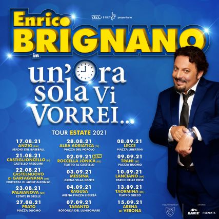 Enrico Brignano tour Roccella Summer Festival