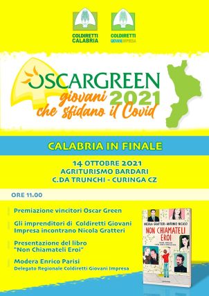 Premio Oscar Green 2021 con il Procuratore Gratteri