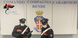 Rende, arresto Carabinieri Cosenza