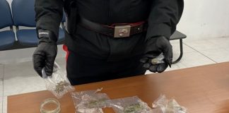 Catanzaro, arresto per droga Carabinieri