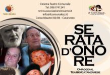 Teatro Comunale Catanzaro locandina Serata d'onore