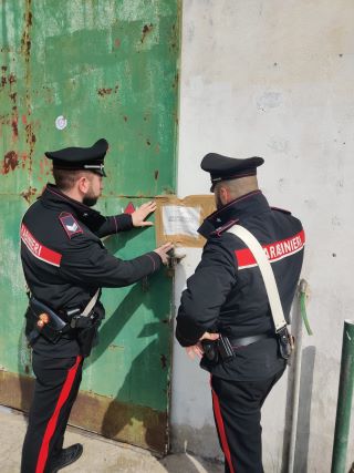 Sequestro lavanderia industriale Carabinieri Catanzaro