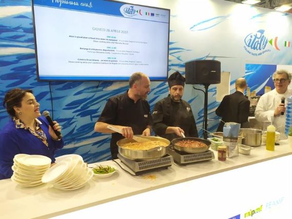 show cooking Seafood Expo Global 2022