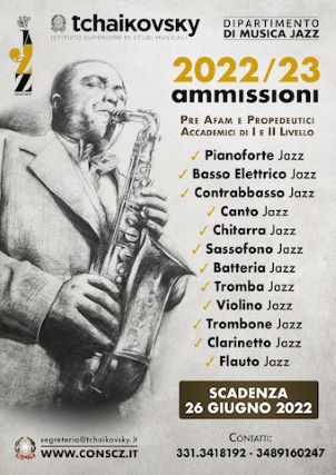 Conservatorio Jazz Nocera Terinese e Catanzaro LOCANDINA CORSI