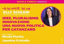 Elly Schlein (vicepresidente Emilia Romagna) a Catanzaro con Fiorita e Jasmine Cristallo