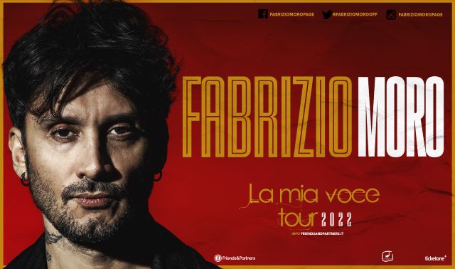 Fabrizio Moro La mia voce tour 2022