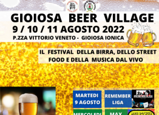 Locandina Festival della Birra Gioiosa 2022