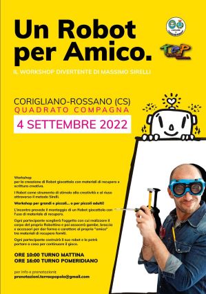 workshop Sirelli Un Robot per Amico, Corigliano-Rossano