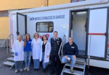 donazione del sangue, Avis Soverato Carabinieri