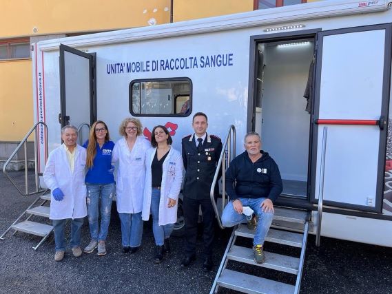 donazione del sangue, Avis Soverato Carabinieri