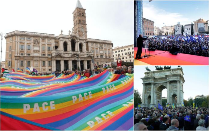 Raduno nazionale per la pace, Roma Italia