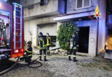 incendio San Floro (cz) Vigili del Fuoco