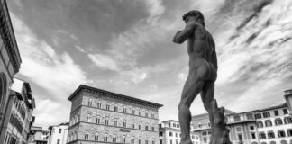 David Donatello, Firenze, scultura, statua, Italia