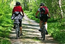 Andare in bicicletta, tempo libero, salute e benessere