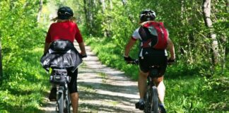 Andare in bicicletta, tempo libero, salute e benessere