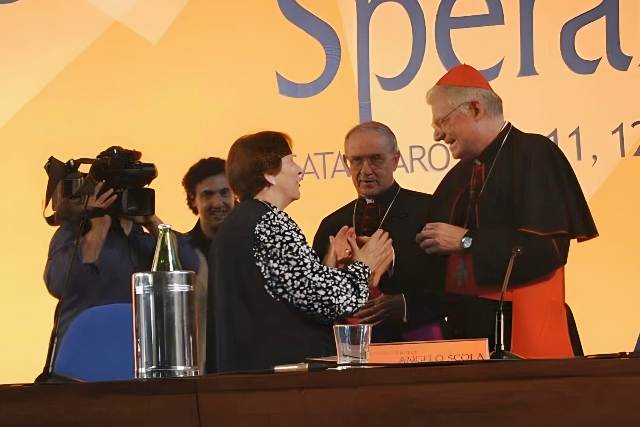 Maria Marino, Cardinale Scola, Mons Ciliberti