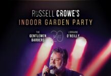 Russell Crowe, concerto anteprima nazionale, locandina evento