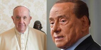 Papa Francesco e Silvio Berlusconi