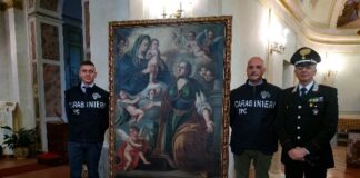 Scoperti furti d'arte su Carabinieri riportano alla luce il patrimonio rubato