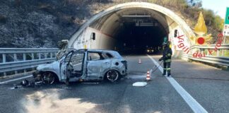 Incidente stradale sull'autostrada A2 del Mediterraneo