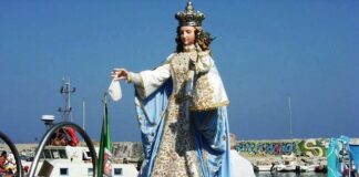 La procissione della Madonna di Porto Salvo a Catanzaro Lido