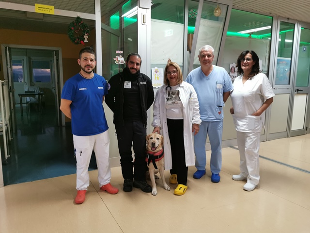 Pet-therapy all'ospedale di Lamezia