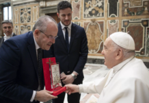 Michele Affidato e Papa Francesco