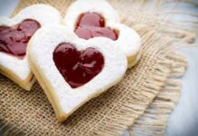 biscotti a forma di cuore