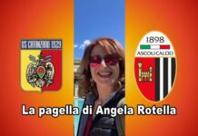 Catanzaro Ascoli la pagella di Angela Rotella