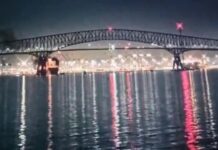 Baltimore, ponte crolla nel fiume