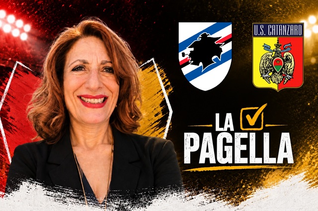 Sampdoria Catanzaro, la pagella di Angela Rotella Sampdoria Catanzaro, la pagella di Angela Rotella