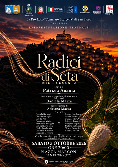 “Radici di Seta – Rito e comunità” racconta San Floro tra fotografia e teatro “Radici di Seta – Rito e comunità” racconta San Floro tra fotografia e teatro