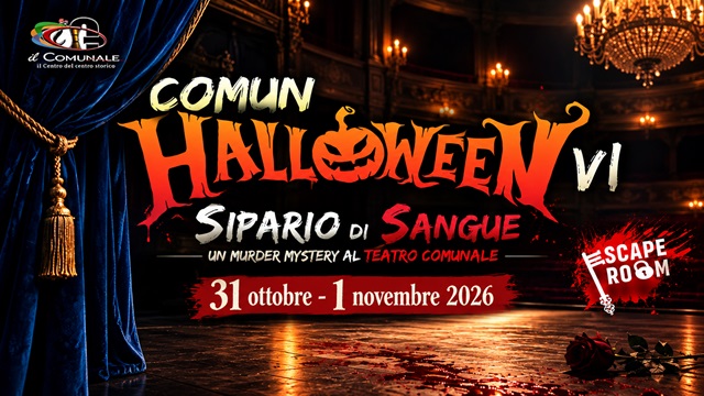 Halloween al Teatro Comunale, torna ComunHalloween con “Sipario di Sangue” Halloween al Teatro Comunale, torna ComunHalloween con “Sipario di Sangue”