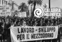 25 ottobre 1972: Reggio Calabria tra tensioni sociali e lotte per il Mezzogiorno Reggio Calabria, ottobre 1972. Ricostruzione illustrativa generata con intelligenza artificiale delle manifestazioni sindacali per il lavoro e lo sviluppo del Mezzogiorno.